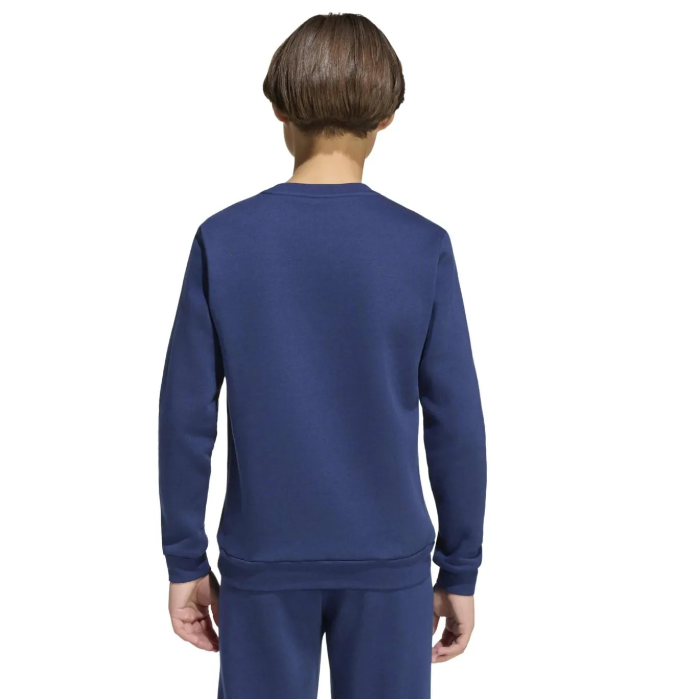 adidas Entrada 26 Crew Sweater Joggingpak Kids Donkerblauw Wit