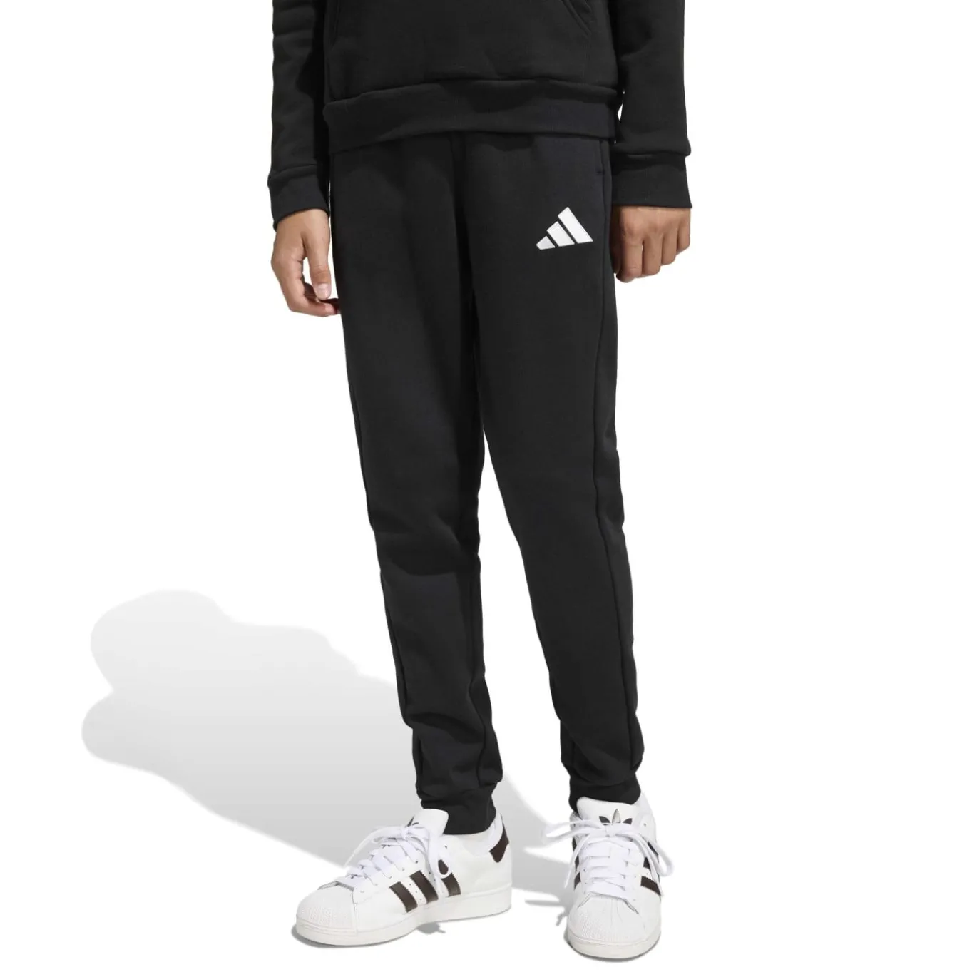 adidas Entrada 26 Crew Sweater Joggingpak Kids Zwart Wit