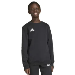 adidas Entrada 26 Crew Sweater Joggingpak Kids Zwart Wit