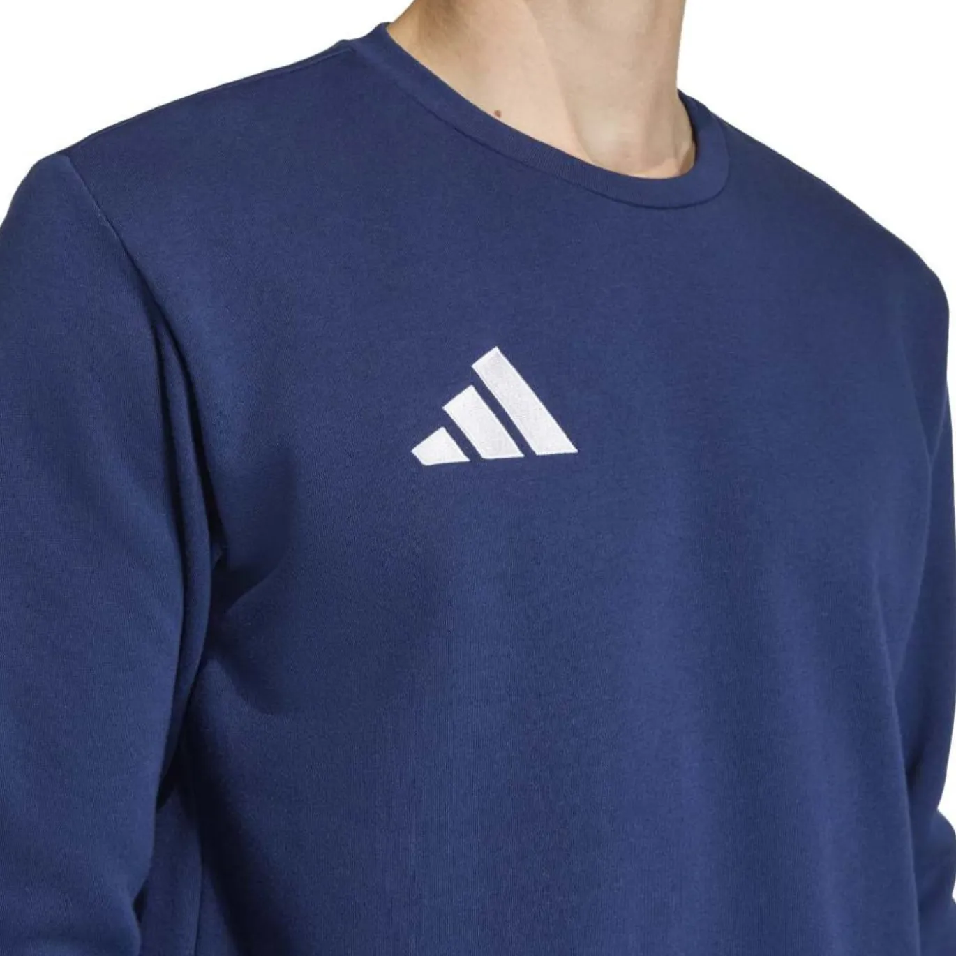 adidas Entrada 26 Crew Sweater Joggingpak Donkerblauw Wit