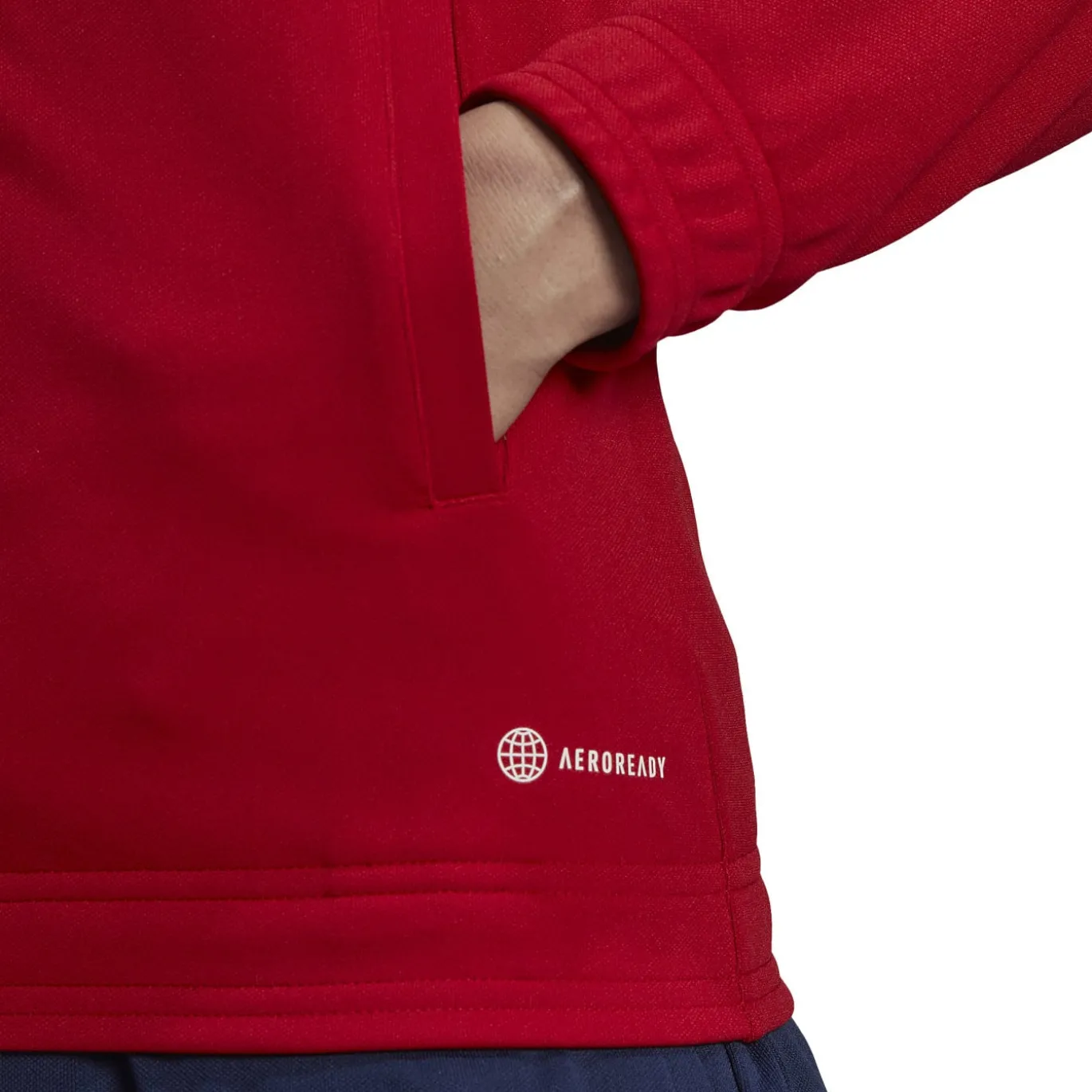 adidas Entrada 22 Full-Zip Trainingspak Dames Rood Zwart Wit