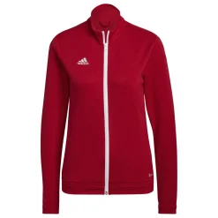 adidas Entrada 22 Full-Zip Trainingspak Dames Rood Zwart Wit