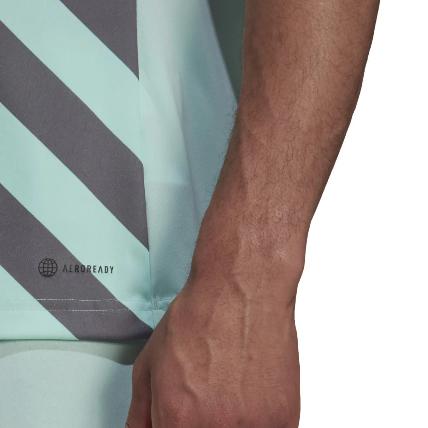 adidas Entrada 22 Graphic Voetbalshirt Lichtgroen Grijs