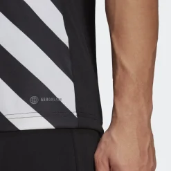 adidas Entrada 22 Graphic Voetbalshirt Zwart Wit
