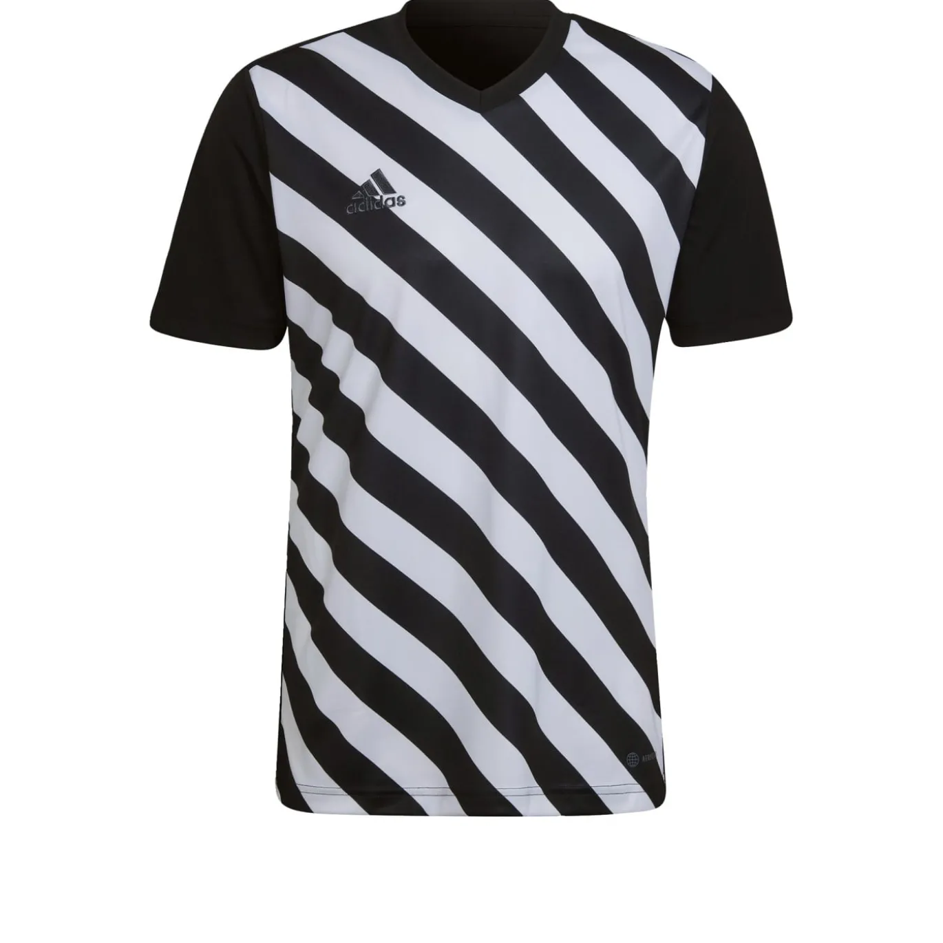 adidas Entrada 22 Graphic Voetbalshirt Zwart Wit