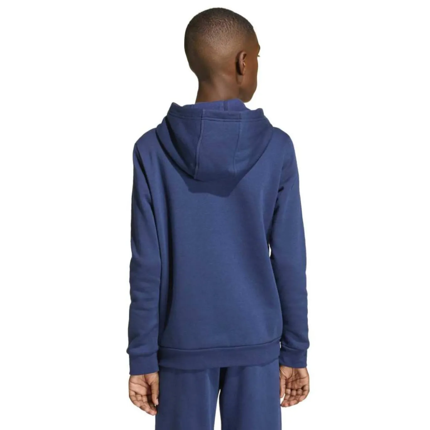 adidas Entrada 26 Hoodie Joggingpak Kids Donkerblauw Wit