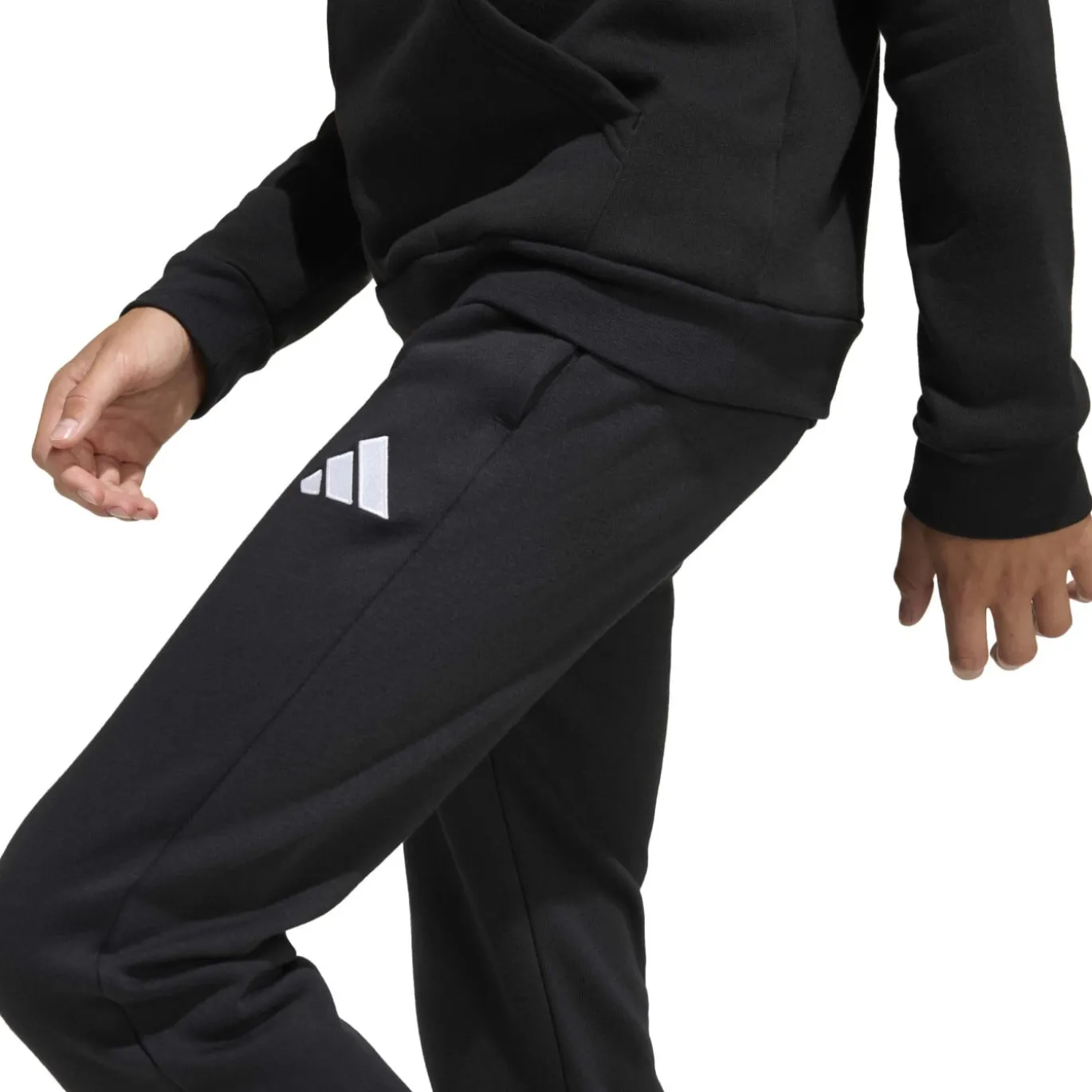 adidas Entrada 26 Hoodie Joggingpak Kids Zwart Wit