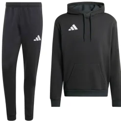 adidas Entrada 26 Hoodie Joggingpak Zwart Wit
