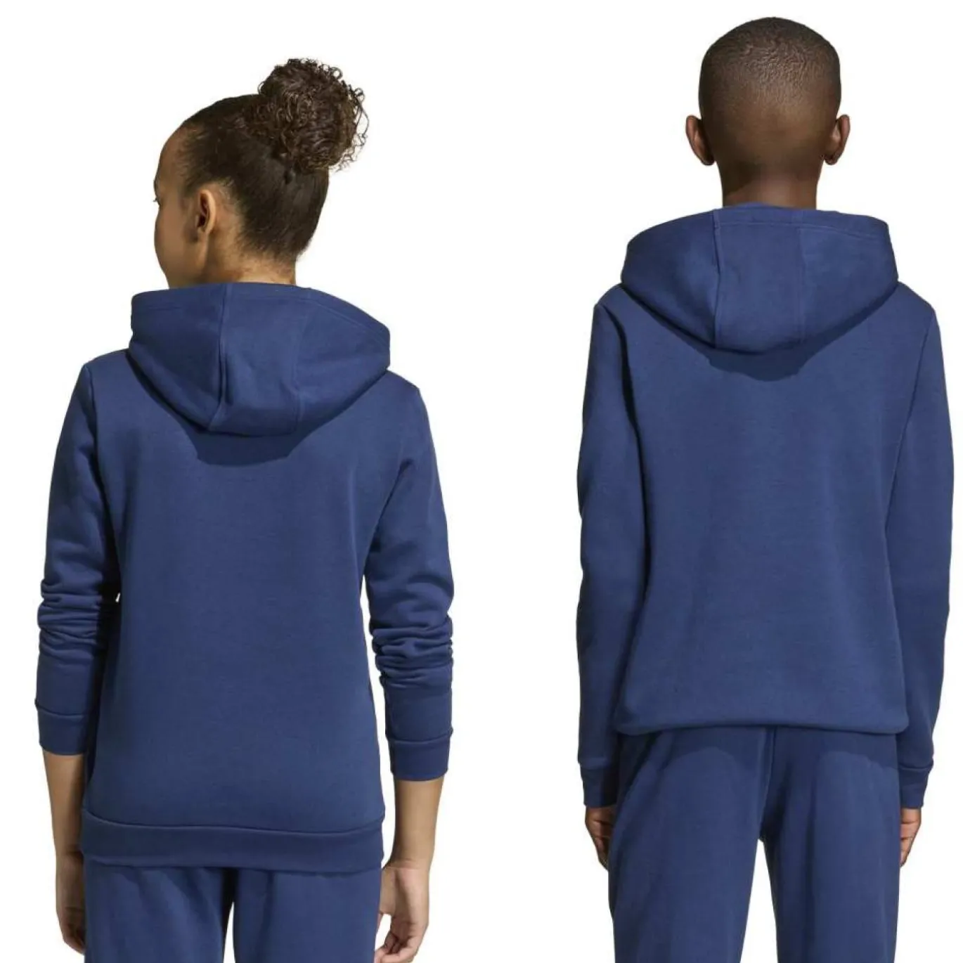 adidas Entrada 26 Hoodie Kids Donkerblauw Wit