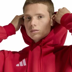 adidas Entrada 26 Hoodie Rood Wit