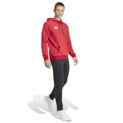 adidas Entrada 26 Hoodie Rood Wit