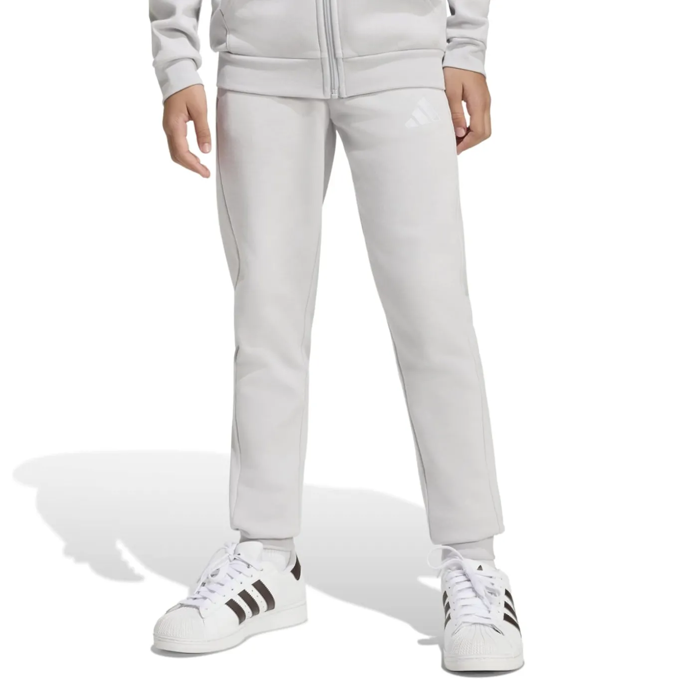 adidas Entrada 26 Joggingpak Full-Zip Vest Kids Grijs Wit