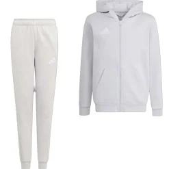 adidas Entrada 26 Joggingpak Full-Zip Vest Kids Grijs Wit