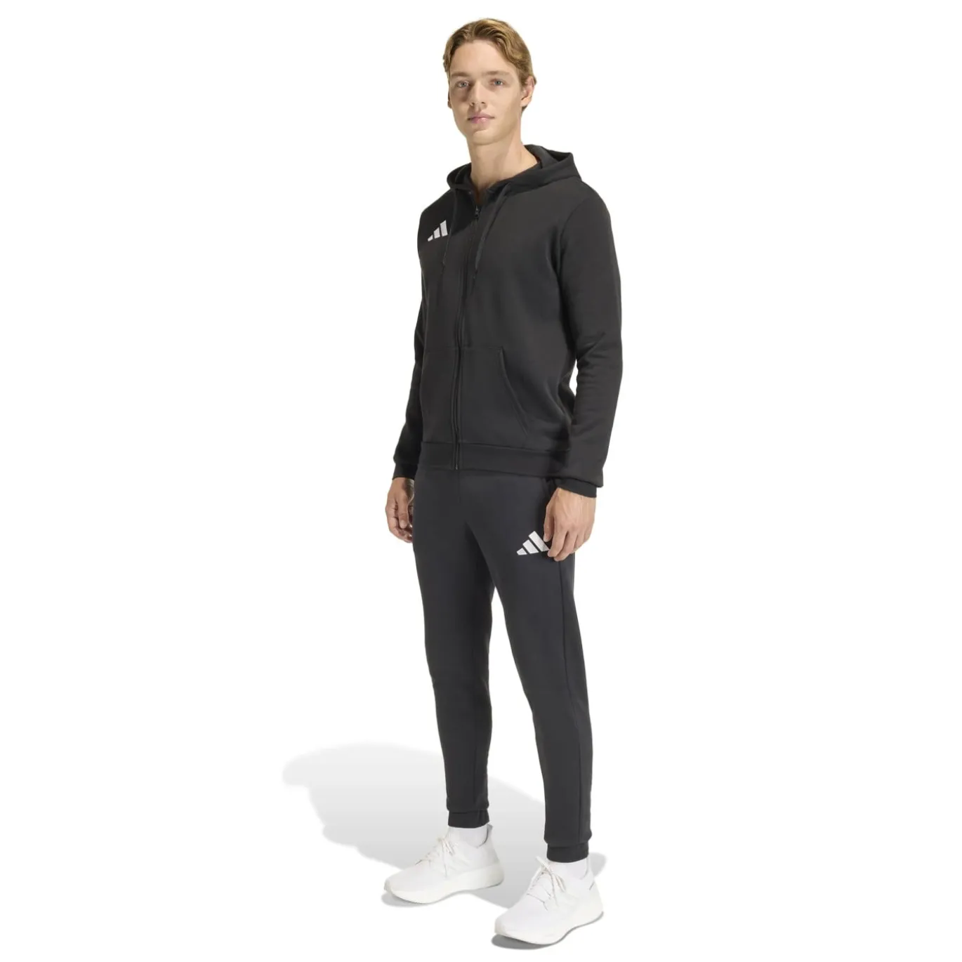 adidas Entrada 26 Joggingpak Full-Zip Vest Zwart Wit