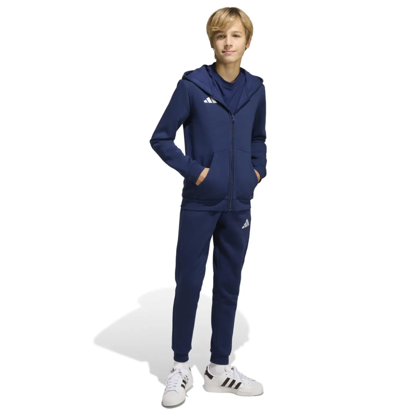 adidas Entrada 26 Joggingsbroek Kids Donkerblauw Wit