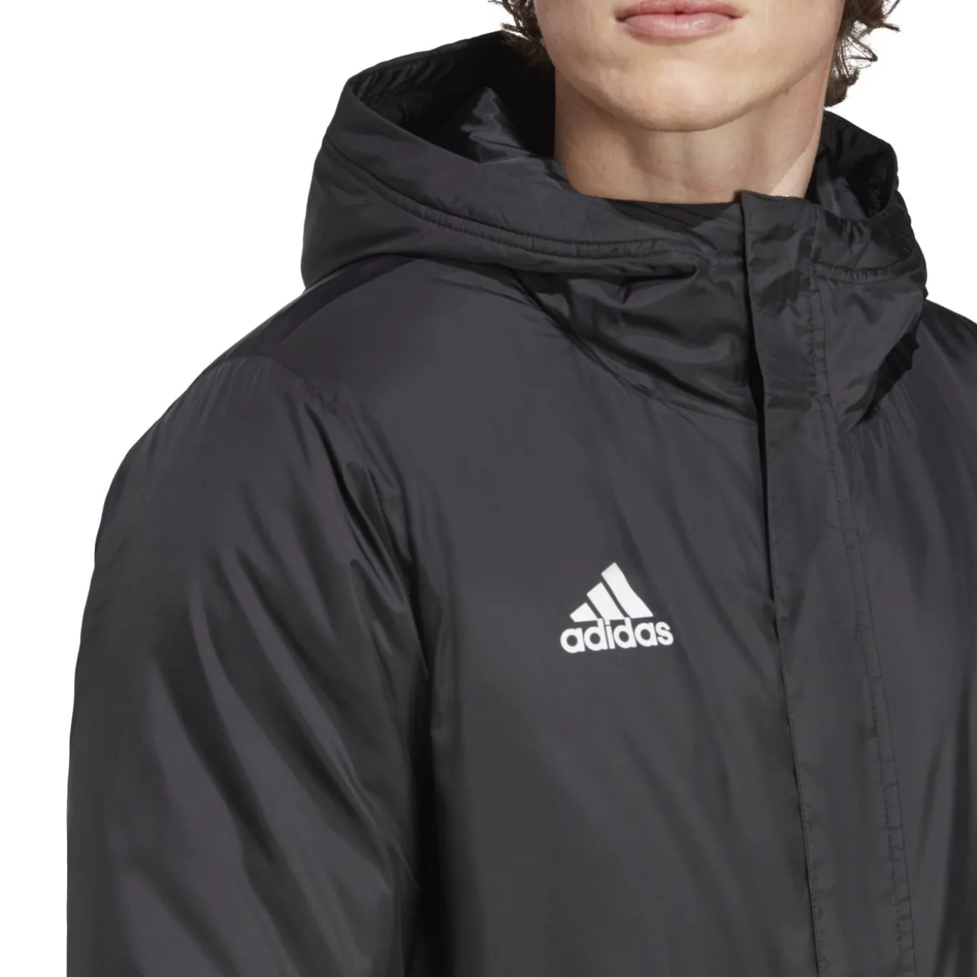 adidas Entrada 22 Lange Voetbaljack Zwart Wit