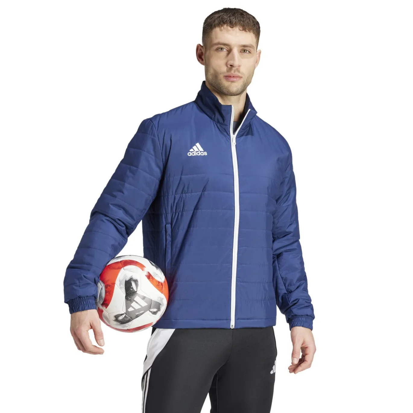 adidas Entrada 22 Lightweight Voetbaljack Donkerblauw Wit