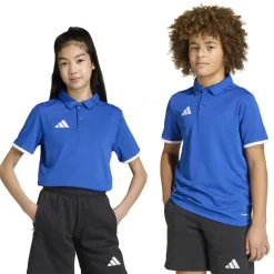adidas Entrada 26 Polo Kids Blauw Wit