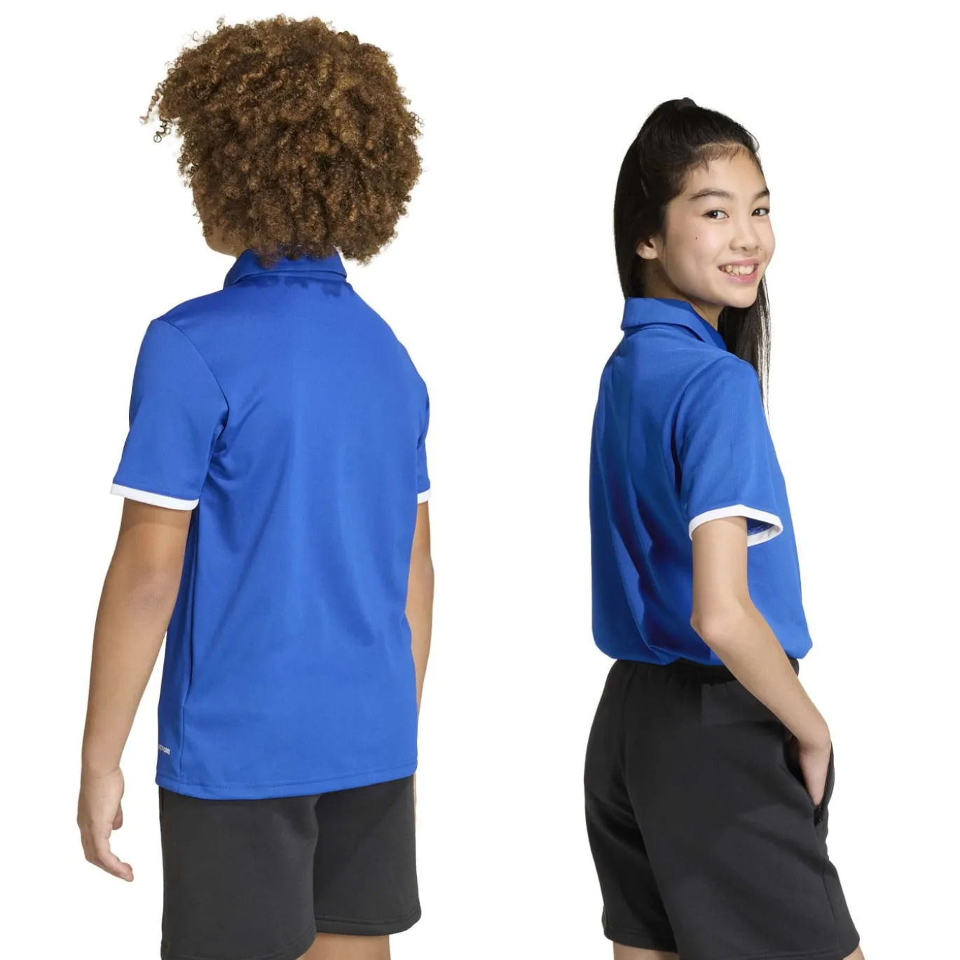 adidas Entrada 26 Polo Trainingsset Kids Blauw Wit