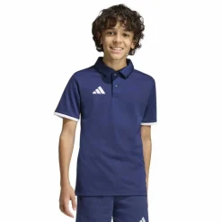adidas Entrada 26 Polo Trainingsset Kids Donkerblauw Wit