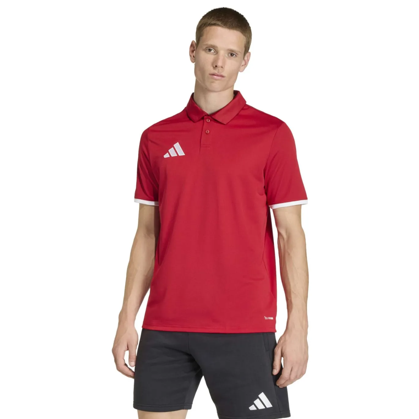 adidas Entrada 26 Polo Trainingsset Rood Wit