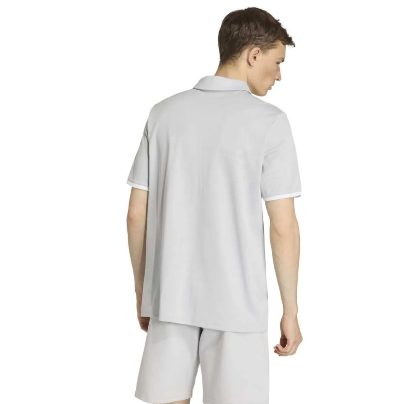 adidas Entrada 26 Polo Trainingsset Grijs Wit