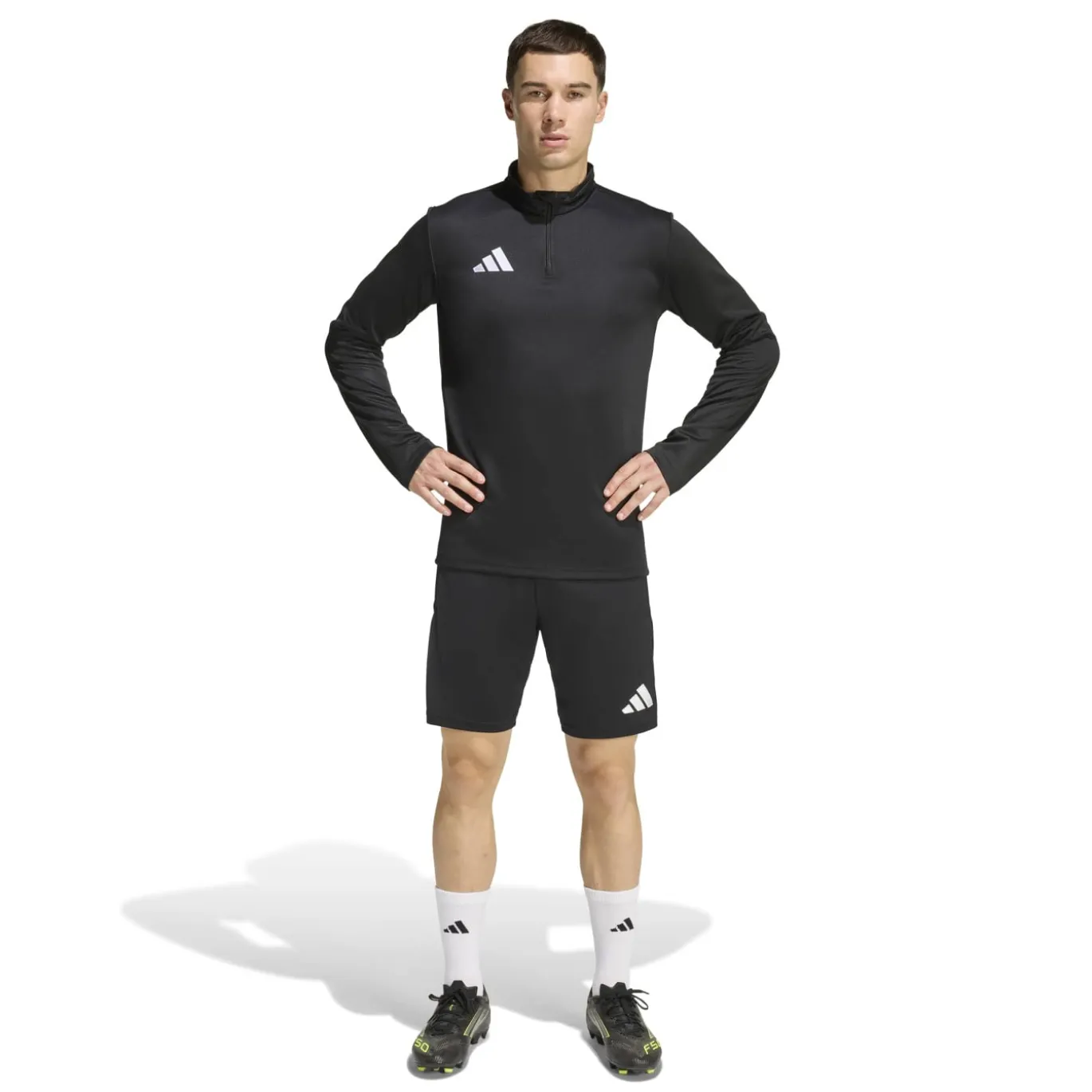 adidas Entrada 26 Polo Trainingsset Grijs Wit
