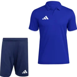 adidas Entrada 26 Polo Trainingsset Blauw Wit