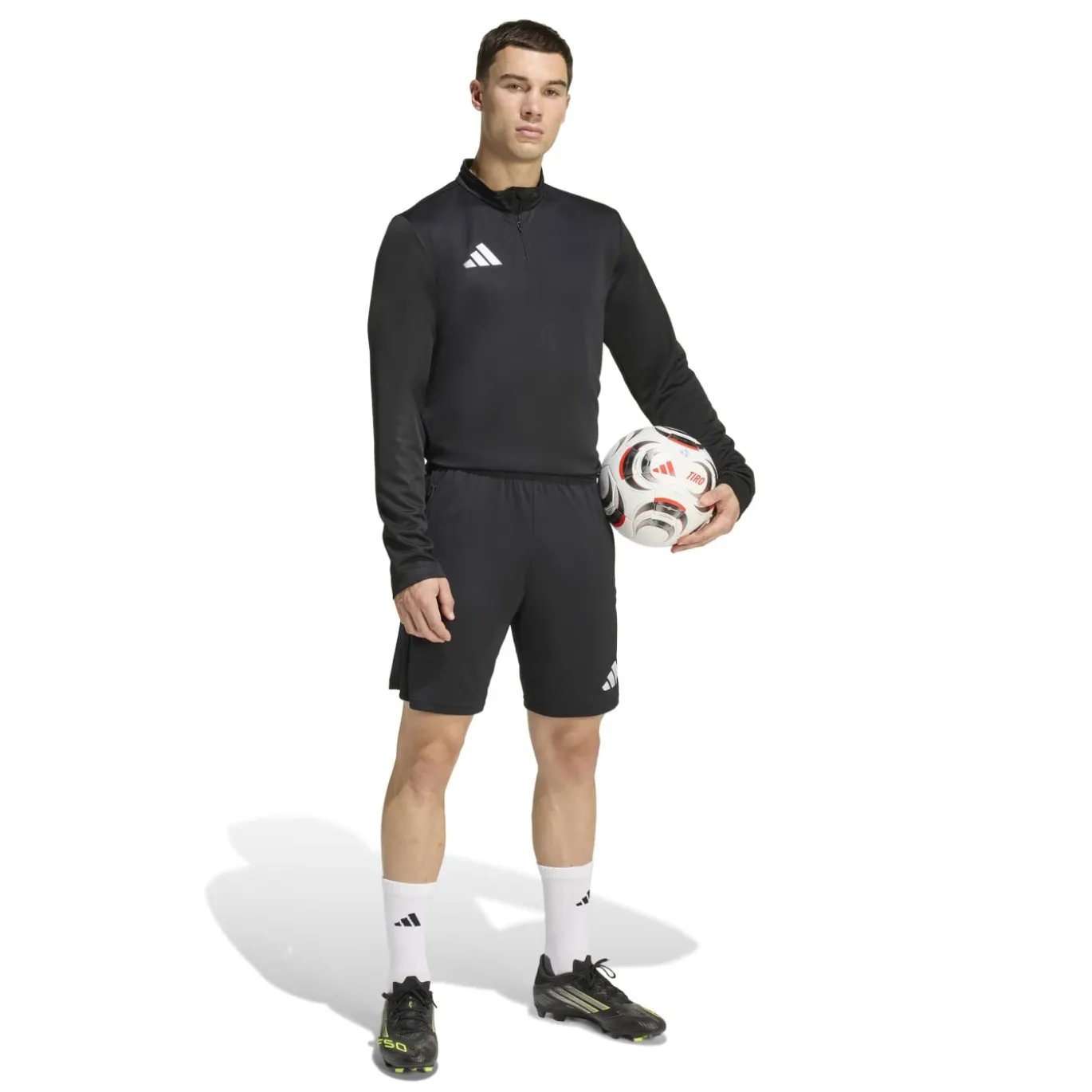 adidas Entrada 26 Polo Trainingsset Wit Zwart