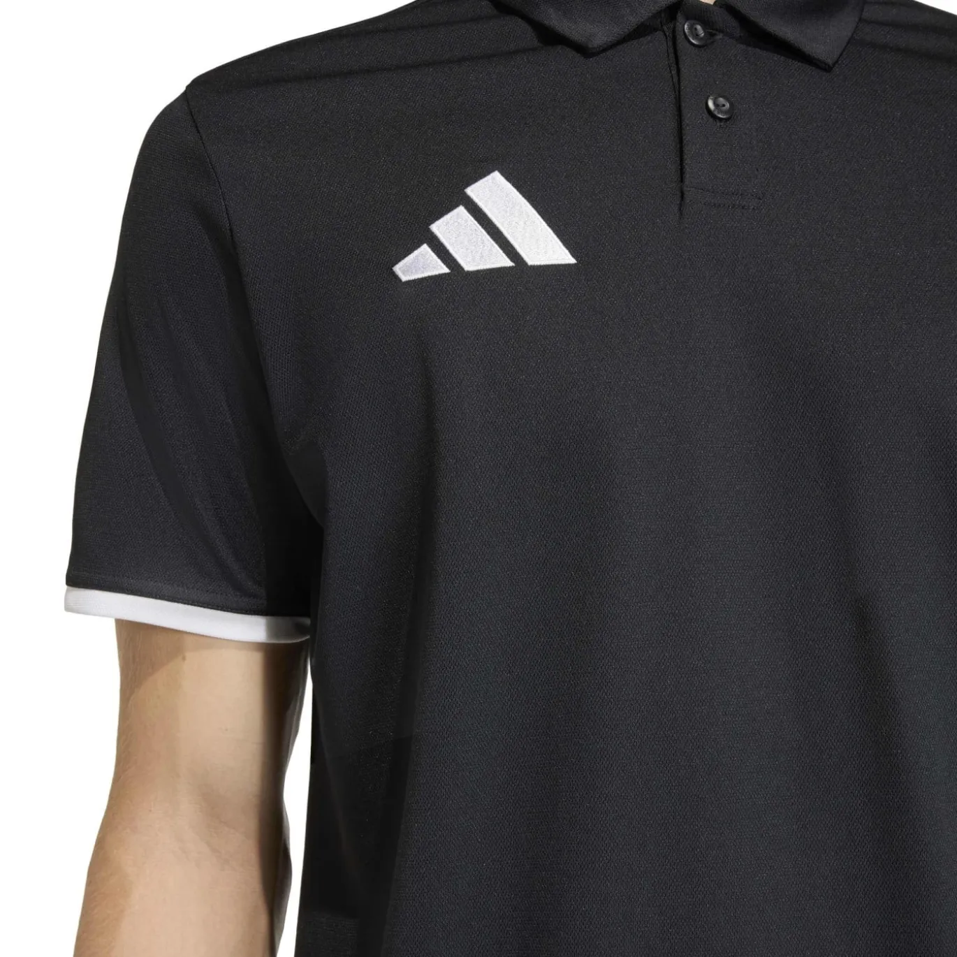 adidas Entrada 26 Polo Trainingsset Zwart Wit