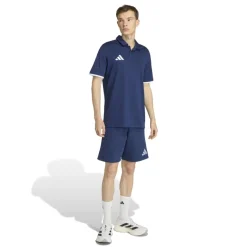 adidas Entrada 26 Polo Trainingsset Donkerblauw Wit