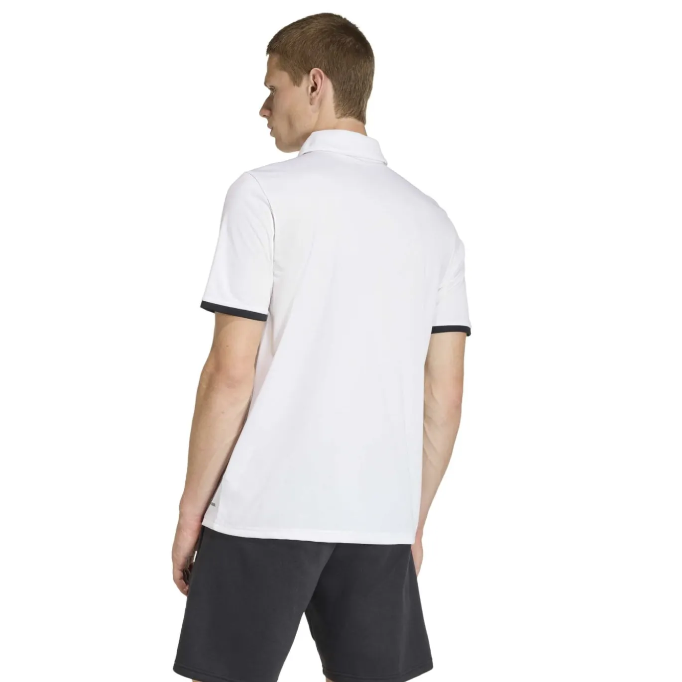 adidas Entrada 26 Polo Wit Zwart