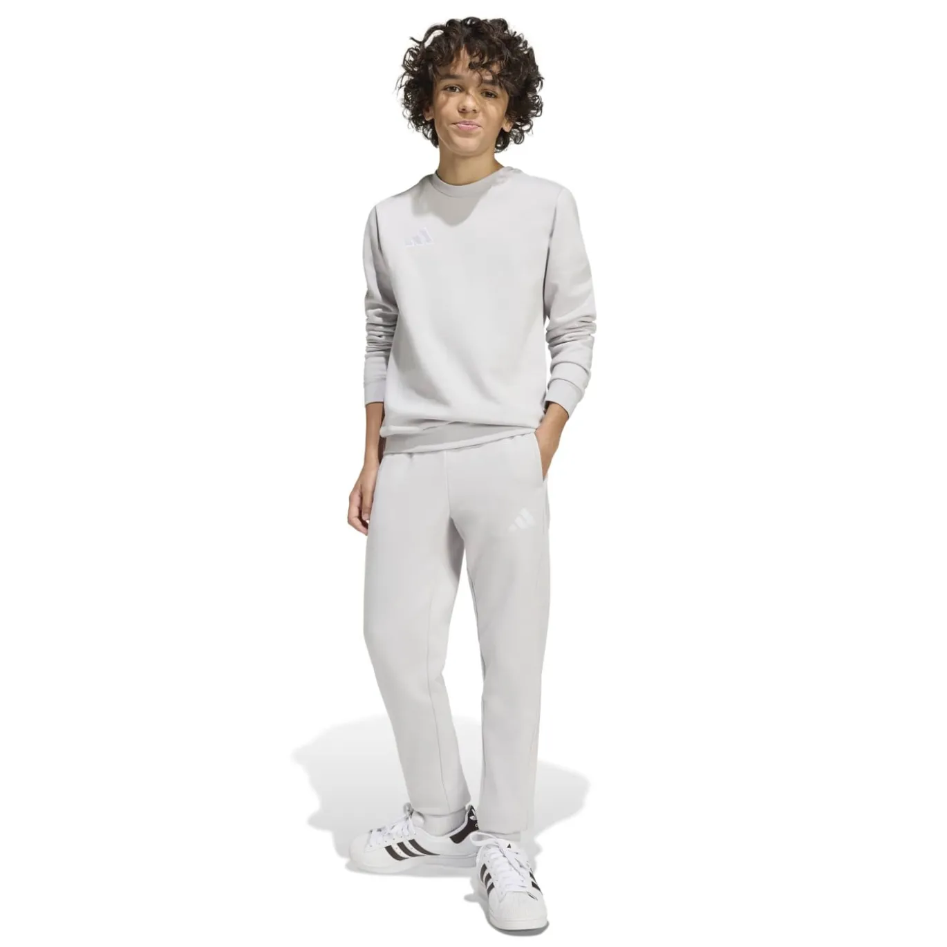adidas Entrada 26 Sweater Kids Grijs Wit