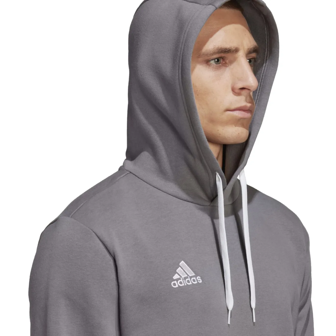 adidas Entrada 22 Sweat Hoodie Grijs Wit