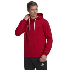 adidas Entrada 22 Sweat Hoodie Rood Wit