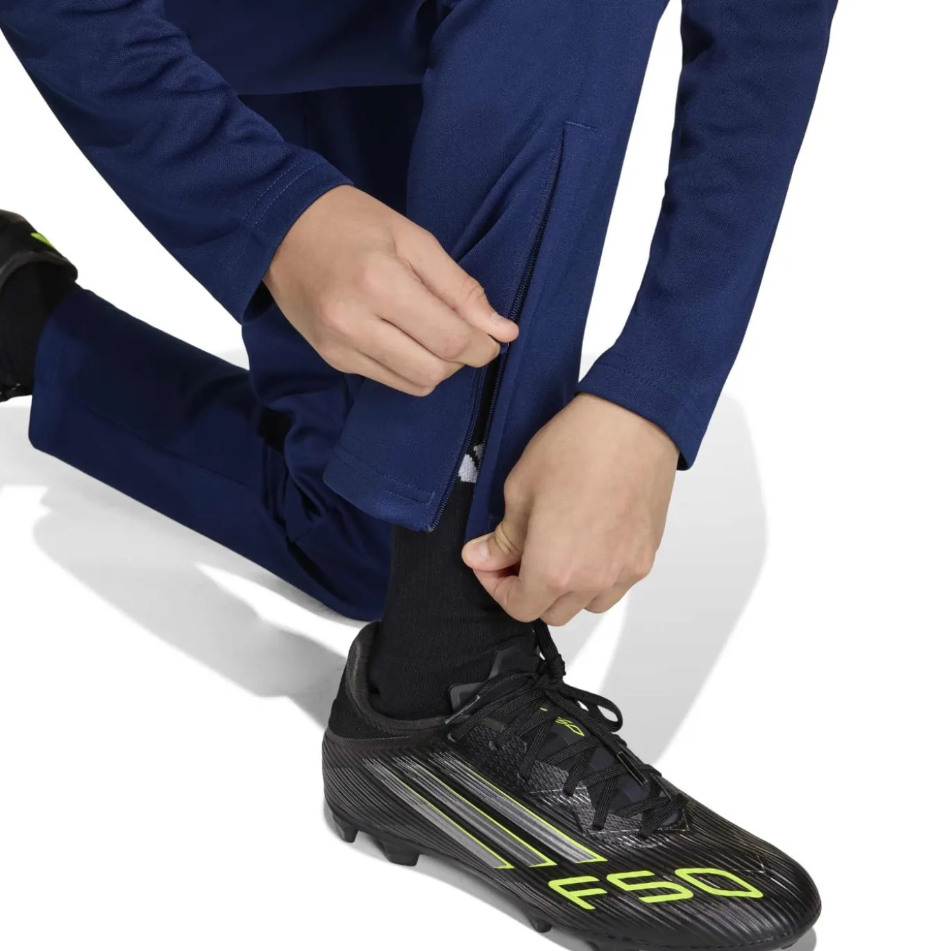 adidas Entrada 26 Trainingsbroek Kids Donkerblauw Wit