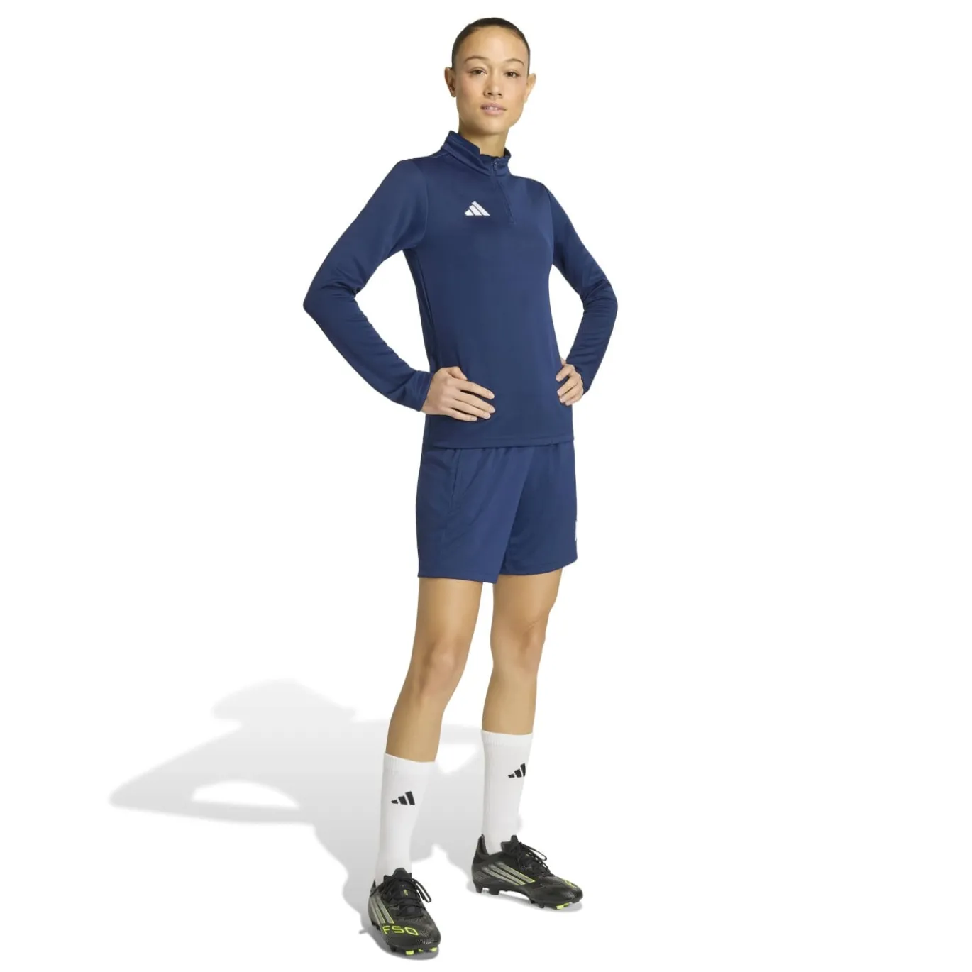adidas Entrada 26 Trainingsbroekje Dames Donkerblauw Wit