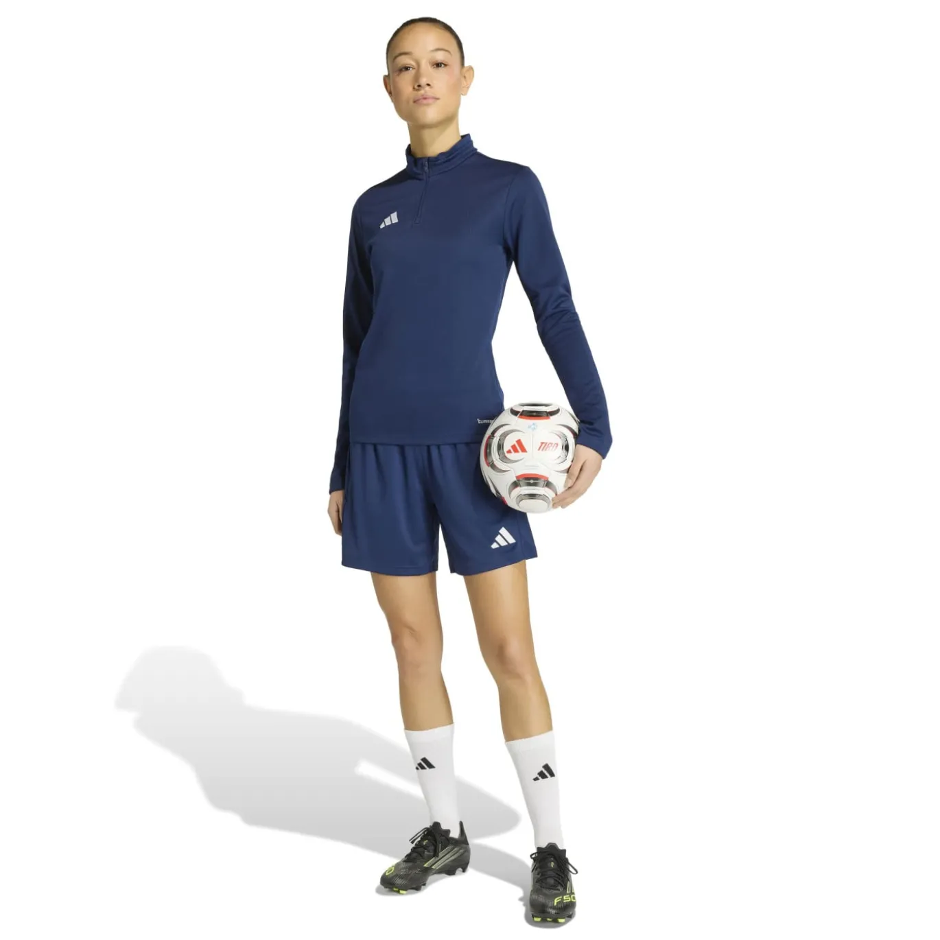 adidas Entrada 26 Trainingsbroekje Dames Donkerblauw Wit