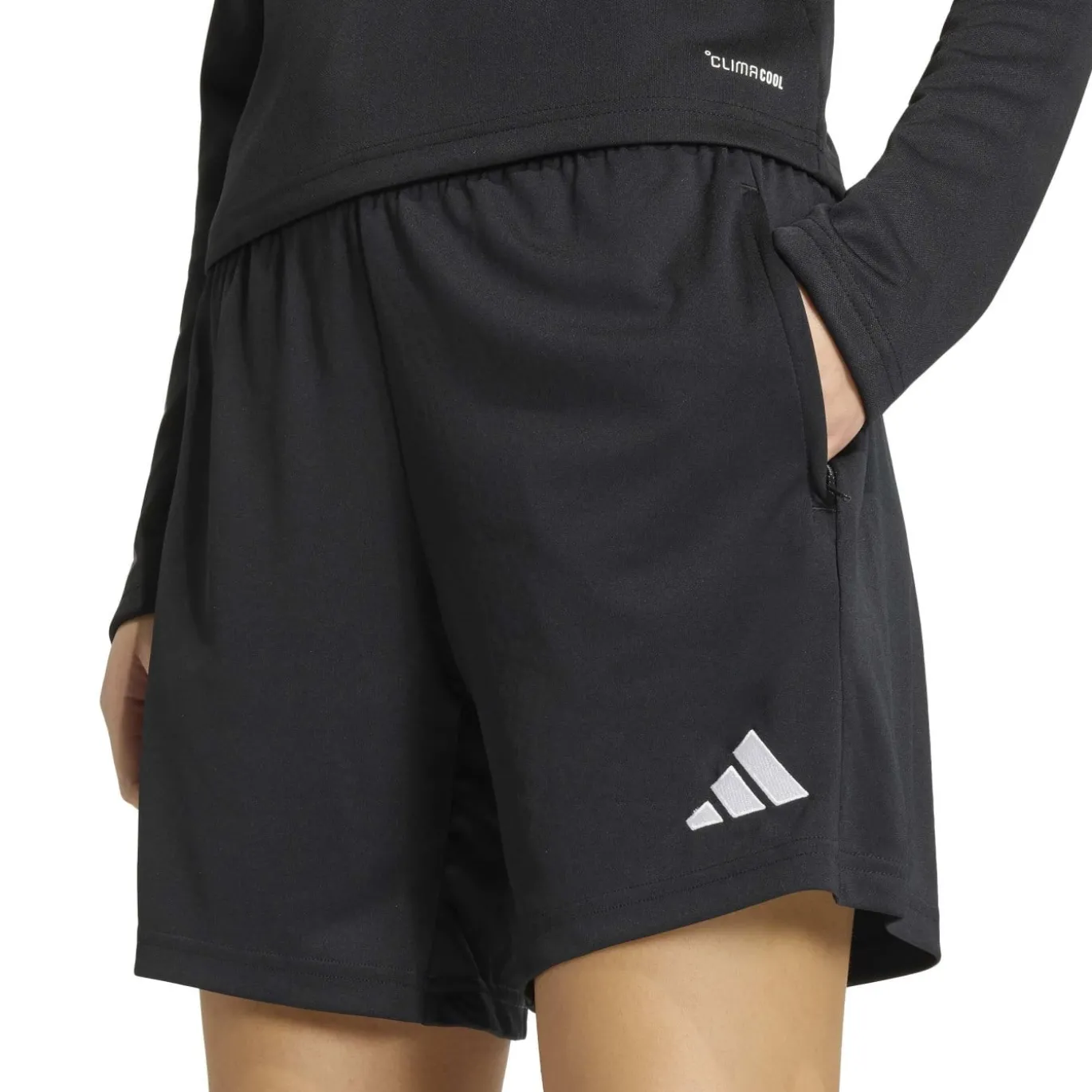 adidas Entrada 26 Trainingsbroekje Dames Zwart Wit