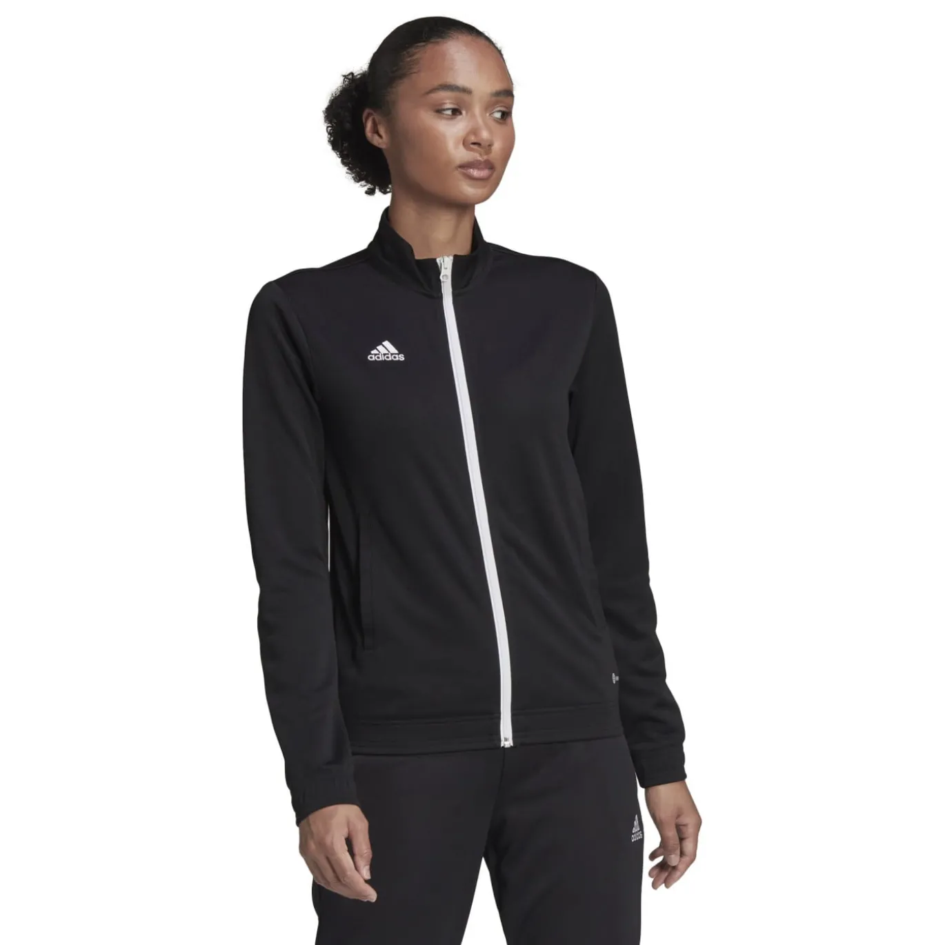 adidas Entrada 22 Trainingsjack Dames Zwart Wit