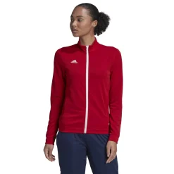 adidas Entrada 22 Trainingsjack Dames Rood Wit