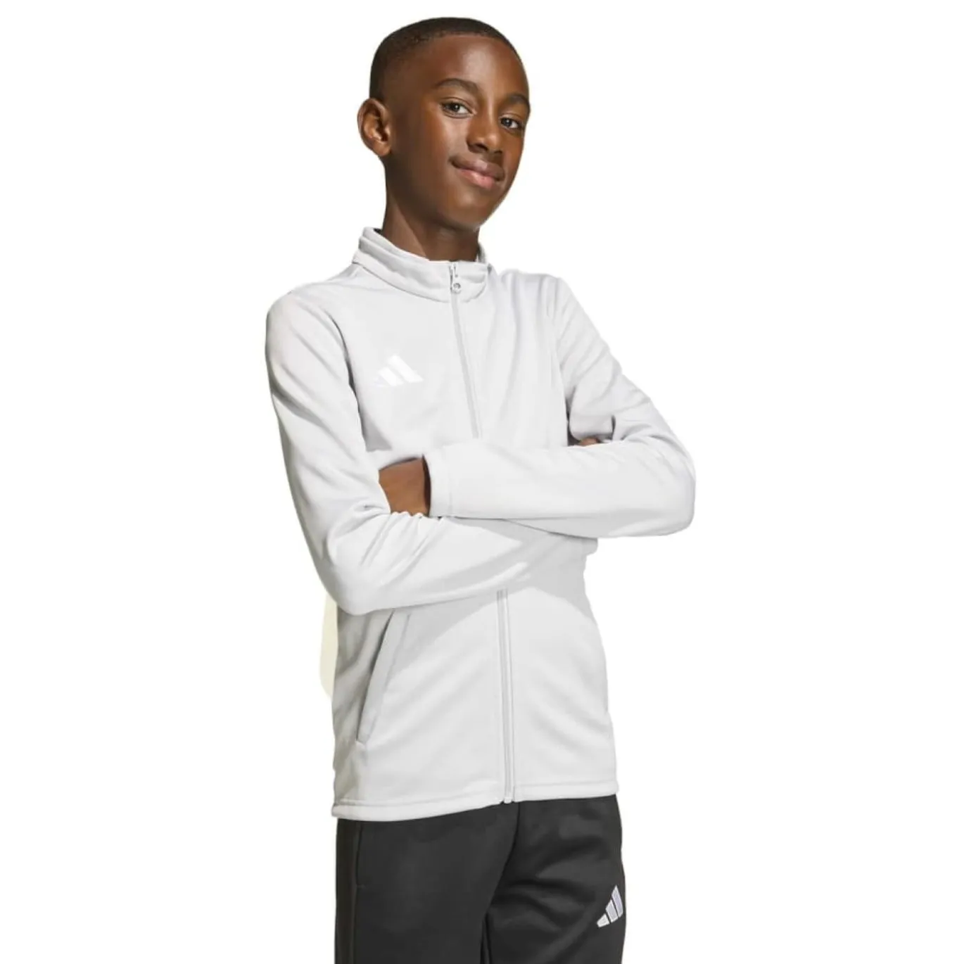 adidas Entrada 26 Trainingsjack Kids Grijs Wit