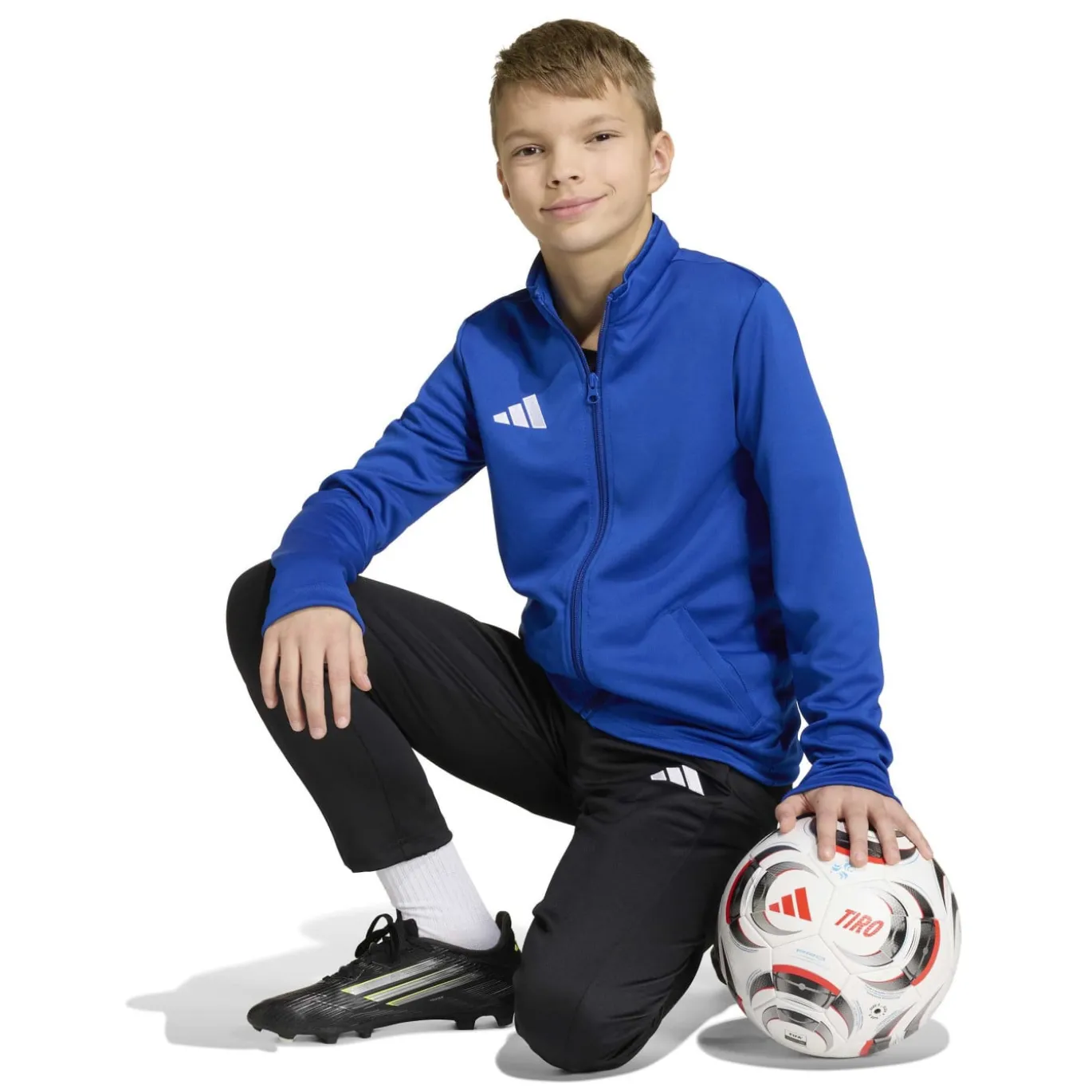 adidas Entrada 26 Trainingsjack Kids Blauw Wit