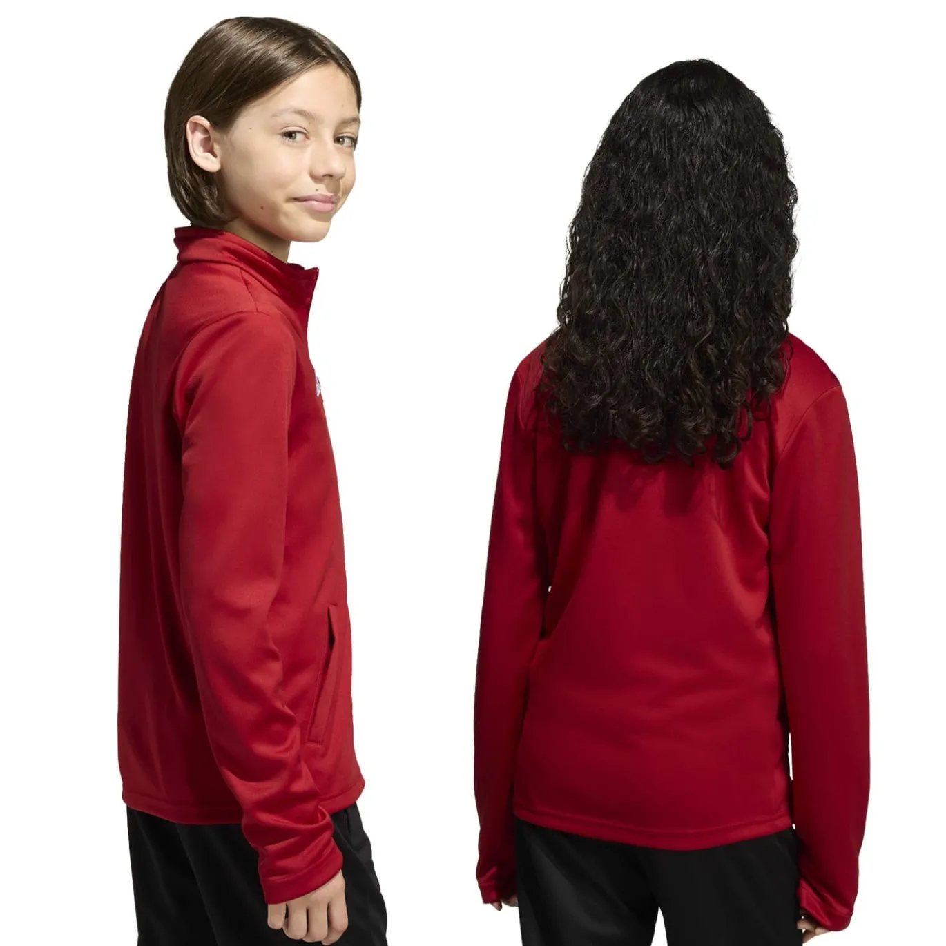 adidas Entrada 26 Trainingsjack Kids Rood Wit