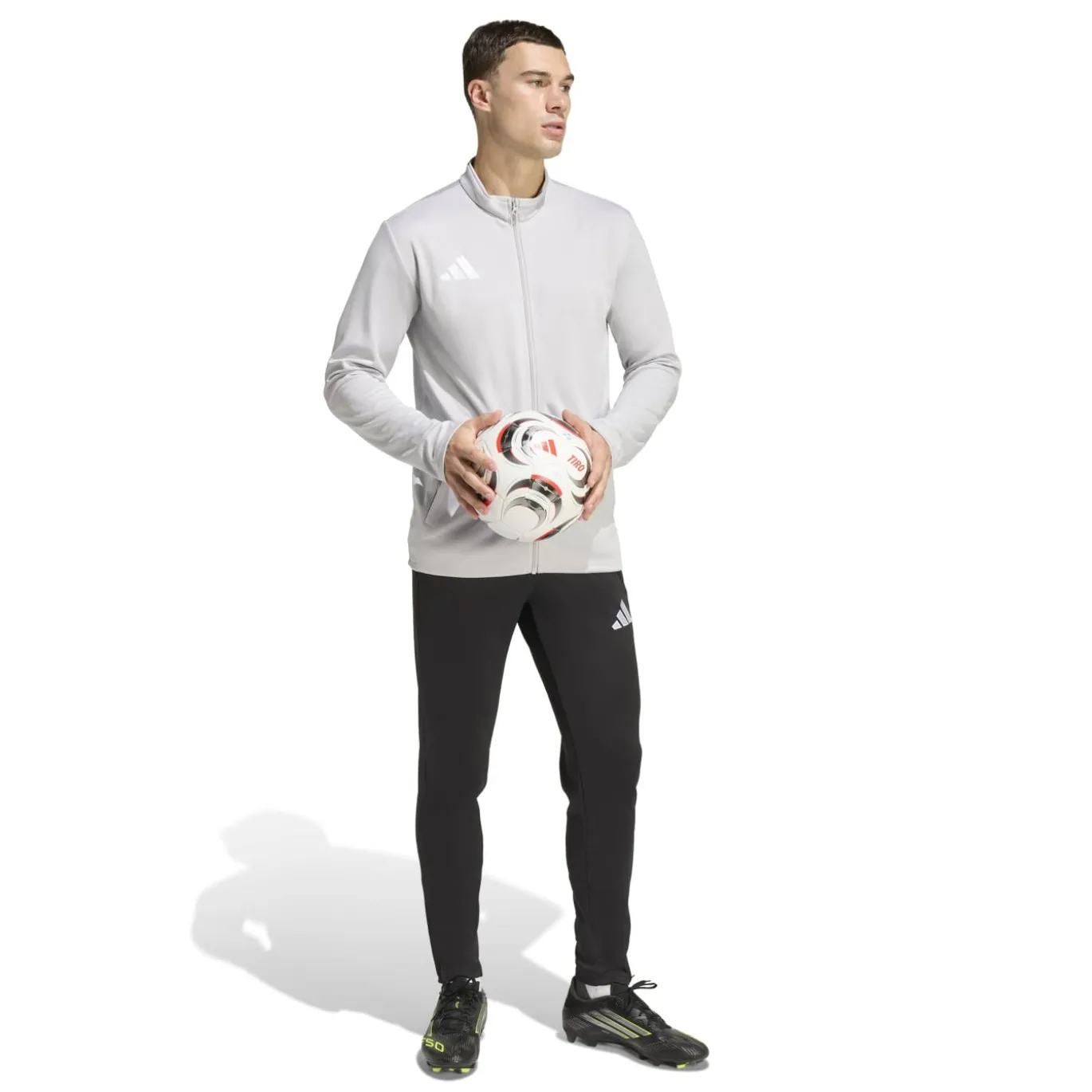 adidas Entrada 26 Trainingsjack Grijs Wit