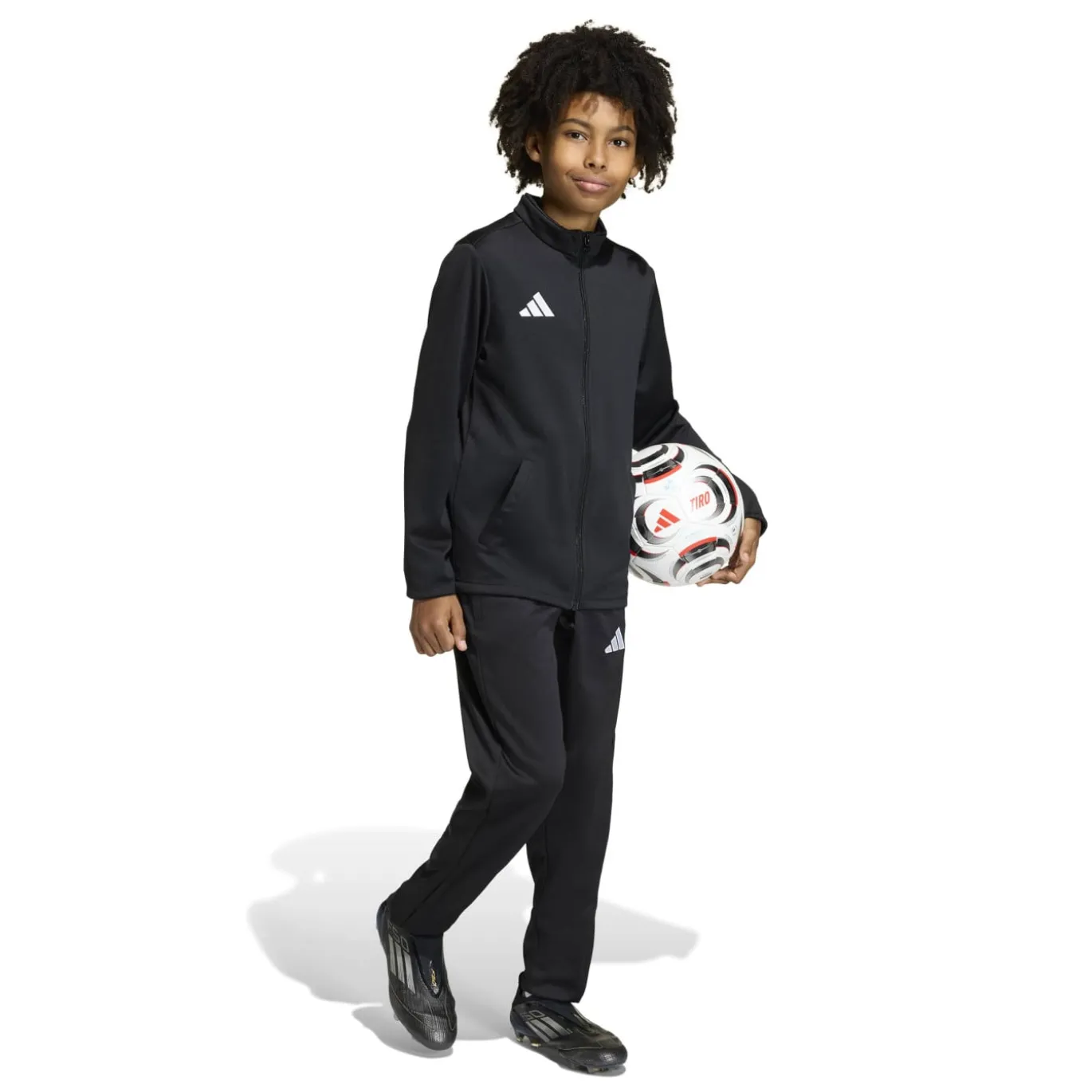 adidas Entrada 26 Trainingsjack Kids Zwart Wit