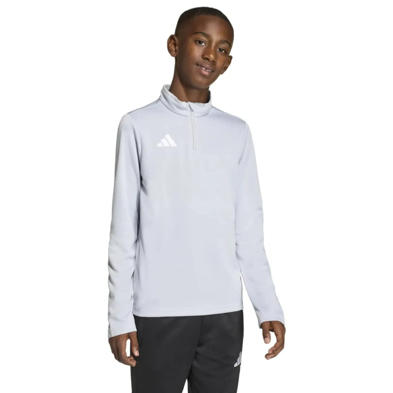 adidas Entrada 26 Trainingspak 1/4-Zip Kids Grijs Zwart