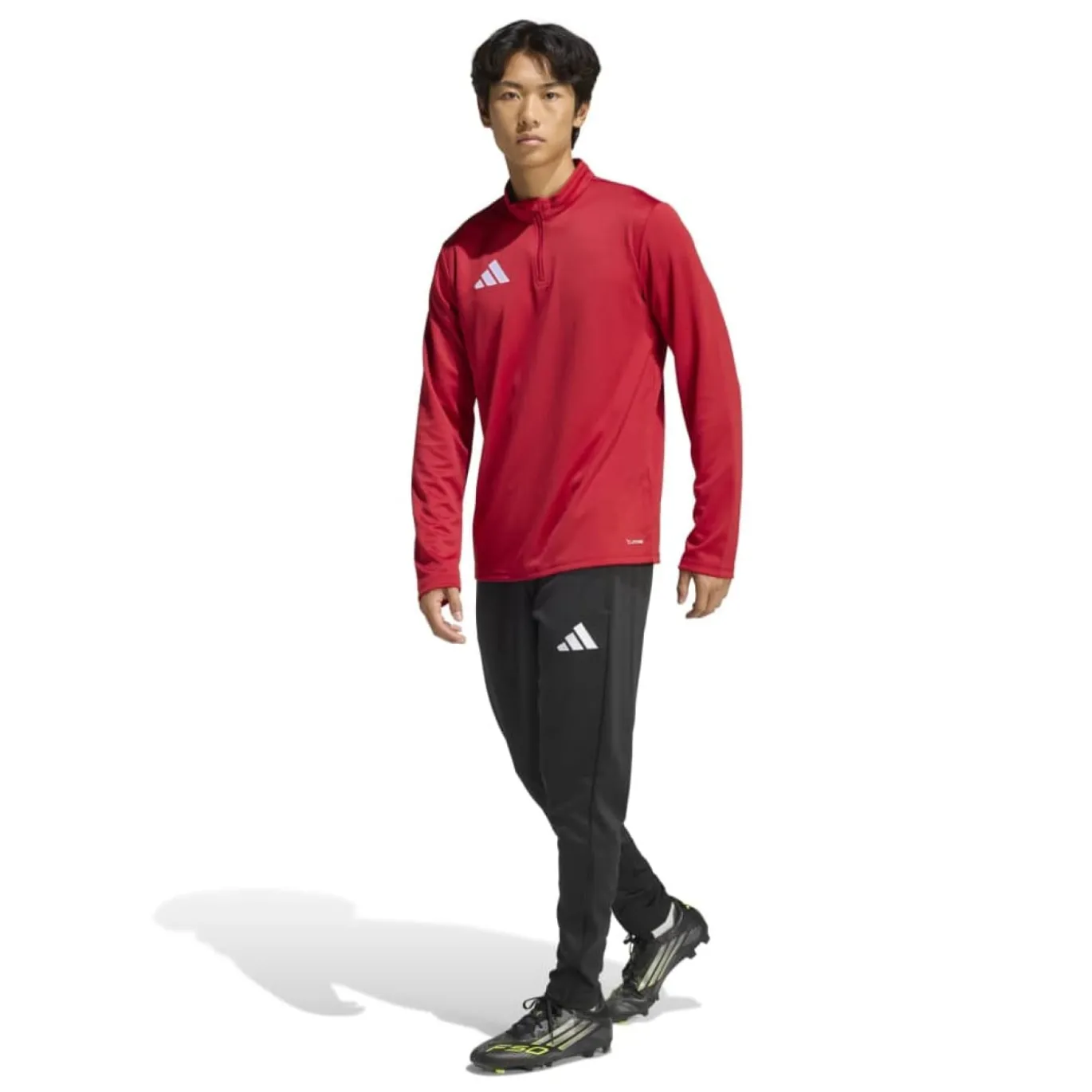adidas Entrada 26 Trainingspak 1/4-Zip Rood Zwart