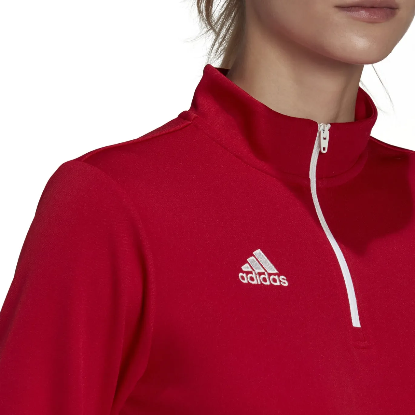 adidas Entrada 22 Trainingspak Dames Rood Zwart Wit