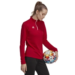 adidas Entrada 22 Trainingspak Dames Rood Zwart Wit